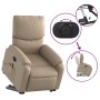 Reclining massage chair with footrest in artificial leather, cappuccino color. by , Armchairs - Ref: Foro24-3204899, Price: 2...