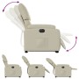 Cream Faux Leather Power Lift Recliner by , Armchairs - Ref: Foro24-3204901, Price: 332,54 €, Discount: %