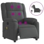 Dark gray electric massage recliner chair by , Armchairs - Ref: Foro24-3205191, Price: 283,94 €, Discount: %