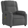 Sillón reclinable de masaje eléctrico tela gris oscuro de , Sillones - Ref: Foro24-3205191, Precio: 283,94 €, Descuento: %