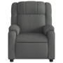 Sillón reclinable de masaje eléctrico tela gris oscuro de , Sillones - Ref: Foro24-3205191, Precio: 283,94 €, Descuento: %