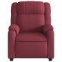 Electric reclining massage armchair in burgundy fabric by , Armchairs - Ref: Foro24-3205193, Price: 276,84 €, Discount: %