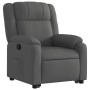 Sillón reclinable elevable de tela gris oscuro de , Sillones - Ref: Foro24-3205203, Precio: 274,42 €, Descuento: %