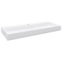 Lavabo 120x46x11 cm resina mineral/mármol blanco de vidaXL, Lavabos - Ref: Foro24-144067, Precio: 269,58 €, Descuento: %