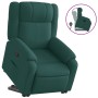 Sillón reclinable elevable tela verde oscuro de , Sillones - Ref: Foro24-3205208, Precio: 274,97 €, Descuento: %