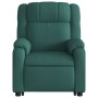 Sillón reclinable elevable tela verde oscuro de , Sillones - Ref: Foro24-3205208, Precio: 274,97 €, Descuento: %