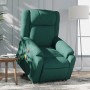 Silla de masaje reclinable de pie de tela verde oscura de , Sillones - Ref: Foro24-3205220, Precio: 296,92 €, Descuento: %