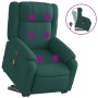 Silla de masaje reclinable de pie de tela verde oscura de , Sillones - Ref: Foro24-3205220, Precio: 296,92 €, Descuento: %