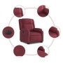 Sillón eléctrico reclinable elevable de tela rojo tinto de , Sillones - Ref: Foro24-3205229, Precio: 314,78 €, Descuento: %