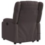 Sillón masaje eléctrico reclinable elevable tela marrón oscuro de , Sillones - Ref: Foro24-3205243, Precio: 336,84 €, Descuen...