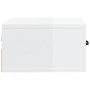 Mesitas de noche de pared 2 uds blanco brillante 35x35x20 cm de vidaXL, Mesitas de noche - Ref: Foro24-812865, Precio: 35,99 ...