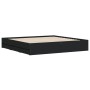 Estructura cama con cajones madera ingeniería negra 200x200 cm de , Camas y somieres - Ref: Foro24-3207246, Precio: 210,18 €,...