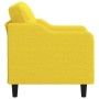 Sillón de tela amarillo claro 60 cm de , Sofás - Ref: Foro24-359348, Precio: 167,83 €, Descuento: %