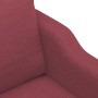 Two-seater red wine fabric sofa, 120 cm by , Sofas - Ref: Foro24-359357, Price: 234,99 €, Discount: %