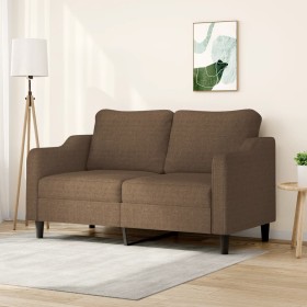 2-seater brown fabric sofa 140 cm by , Sofas - Ref: Foro24-359362, Price: 245,98 €, Discount: %