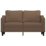 2-seater brown fabric sofa 140 cm by , Sofas - Ref: Foro24-359362, Price: 245,70 €, Discount: %