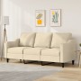 3-seater cream fabric sofa, 180 cm by , Sofas - Ref: Foro24-359369, Price: 309,82 €, Discount: %