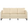 3-seater cream fabric sofa, 180 cm by , Sofas - Ref: Foro24-359369, Price: 309,82 €, Discount: %