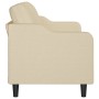 3-seater cream fabric sofa, 180 cm by , Sofas - Ref: Foro24-359369, Price: 309,82 €, Discount: %