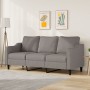 Sofá de 3 plazas de tela gris taupe 180 cm de , Sofás - Ref: Foro24-359374, Precio: 310,91 €, Descuento: %