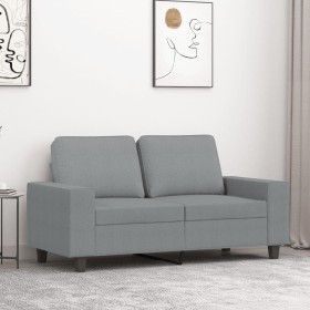 2-Sitzer-Sofa aus hellgrauem Stoff 120 cm von , Sofas - Ref: Foro24-359383, Preis: 256,99 €, Rabatt: %