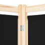 Divider screen 3 black fabric panels 120x170x4 cm by vidaXL, Room dividers - Ref: Foro24-248183, Price: 55,67 €, Discount: %