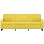 Sofá de 3 plazas terciopelo amarillo 180 cm de , Sofás - Ref: Foro24-359458, Precio: 299,29 €, Descuento: %