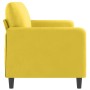 Sofá de 3 plazas terciopelo amarillo 180 cm de , Sofás - Ref: Foro24-359458, Precio: 299,29 €, Descuento: %