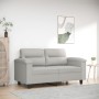 2-Sitzer-Sofa aus hellgrauem Mikrofaserstoff 120 cm von , Sofas - Ref: Foro24-359556, Preis: 248,46 €, Rabatt: %