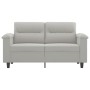 2-Sitzer-Sofa aus hellgrauem Mikrofaserstoff 120 cm von , Sofas - Ref: Foro24-359556, Preis: 248,46 €, Rabatt: %