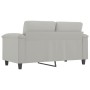 2-Sitzer-Sofa aus hellgrauem Mikrofaserstoff 120 cm von , Sofas - Ref: Foro24-359556, Preis: 248,46 €, Rabatt: %