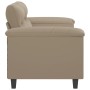 Two-seater taupe gray microfiber fabric sofa, 140 cm by , Sofas - Ref: Foro24-359561, Price: 255,99 €, Discount: %