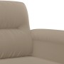 Two-seater taupe gray microfiber fabric sofa, 140 cm by , Sofas - Ref: Foro24-359561, Price: 268,77 €, Discount: %