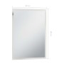 Espejo de pared de baño con LED 60x80 cm de vidaXL, Espejos - Ref: Foro24-144718, Precio: 100,99 €, Descuento: %