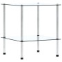 2-stöckiges Regal aus transparentem Hartglas, 40 x 40 x 47 cm von vidaXL, Bücherregale und Regale - Ref: Foro24-249503, Preis...