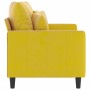 Sofá de 2 plazas terciopelo amarillo 120 cm de , Sofás - Ref: Foro24-359299, Precio: 236,72 €, Descuento: %