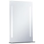 Espejo de pared de baño con LED y estante 60x80 cm de vidaXL, Espejos - Ref: Foro24-144715, Precio: 129,82 €, Descuento: %