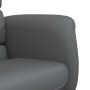 Reclining armchair with footrest in gray synthetic leather by , Armchairs - Ref: Foro24-356723, Price: 168,15 €, Discount: %