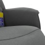 Sillón reclinable de masaje con reposapiés tela gris oscuro de , Sillones - Ref: Foro24-356670, Precio: 183,07 €, Descuento: %