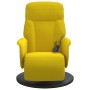 Sillón reclinable masaje con reposapiés terciopelo amarillo de , Sillones - Ref: Foro24-356698, Precio: 223,99 €, Descuento: %