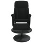 Sillón reclinable con reposapiés terciopelo negro de , Sillones - Ref: Foro24-356691, Precio: 185,86 €, Descuento: %