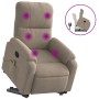 Hebbarer Massagesessel aus taupegrauem Mikrofaserstoff von , Sessel - Ref: Foro24-3204936, Preis: 302,58 €, Rabatt: %