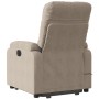 Liftable massage recliner taupe gray microfiber fabric by , Armchairs - Ref: Foro24-3204936, Price: 302,58 €, Discount: %