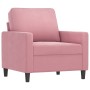 Sillón de terciopelo rosa 60 cm de , Sofás - Ref: Foro24-359182, Precio: 163,97 €, Descuento: %