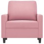 Rosa Samtsessel 60 cm von , Sofas - Ref: Foro24-359182, Preis: 163,97 €, Rabatt: %