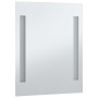 Espejo de pared de baño con LED 50x60 cm de vidaXL, Espejos - Ref: Foro24-144702, Precio: 87,29 €, Descuento: %