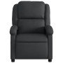 Sillón reclinable de masaje eléctrico cuero auténtico negro de , Sillones - Ref: Foro24-3204258, Precio: 370,51 €, Descuento: %