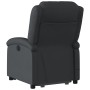 Reclining massage chair with lift in genuine black leather by , Armchairs - Ref: Foro24-3204266, Price: 395,25 €, Discount: %