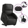 Sillón reclinable eléctrico elevable cuero auténtico negro de , Sillones - Ref: Foro24-3204270, Precio: 430,47 €, Descuento: %