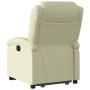 Electric lift recliner armchair in genuine cream leather by , Armchairs - Ref: Foro24-3204272, Price: 457,62 €, Discount: %